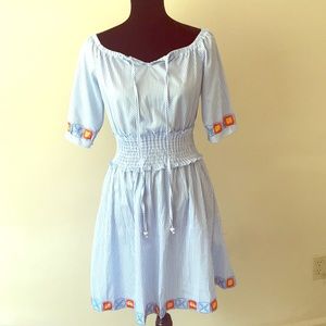 Perfect embroidered summer dress